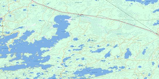 Savanne Topographic map 052B16 at 1:50,000 Scale