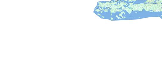Namakan Lake Topo Map 052C07 at 1:50,000 scale - National Topographic System of Canada (NTS) - Toporama map