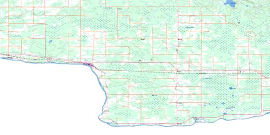 Emo Topo Map 052C12 at 1:50,000 scale - National Topographic System of Canada (NTS) - Toporama map