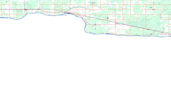 Pinewood Topographic map 052D09 at 1:50,000 Scale