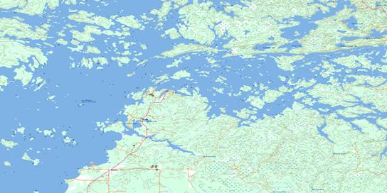 Morson Topographic map 052E01 at 1:50,000 Scale