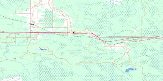 Mcmunn Topo Map 052E12 at 1:50,000 scale - National Topographic System of Canada (NTS) - Toporama map