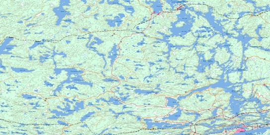 Keewatin Topo Map 052E15 at 1:50,000 scale - National Topographic System of Canada (NTS) - Toporama map