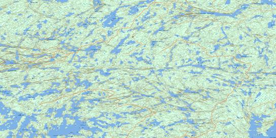 Lawrence Lake Topo Map 052F06 at 1:50,000 scale - National Topographic System of Canada (NTS) - Toporama map
