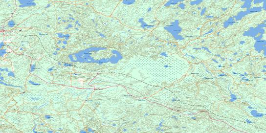 Dyment Topo Map 052F09 at 1:50,000 scale - National Topographic System of Canada (NTS) - Toporama map