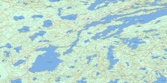 Big Sandy Lake Topographic map 052F16 at 1:50,000 Scale