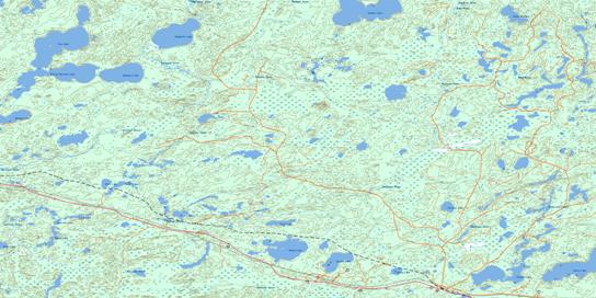 Bonheur Topographic map 052G06 at 1:50,000 Scale