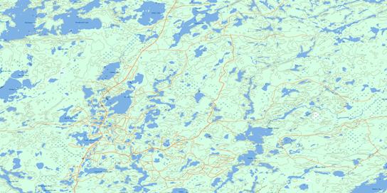 Empire Lake Topo Map 052G09 at 1:50,000 scale - National Topographic System of Canada (NTS) - Toporama map