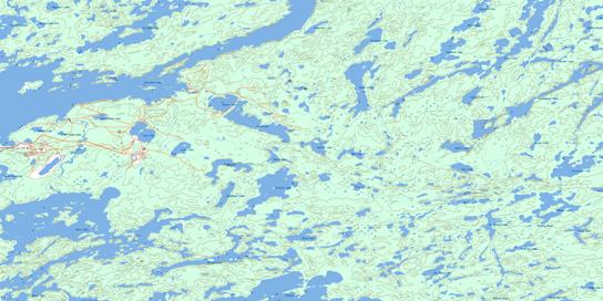 Glitter Lake Topo Map 052G15 at 1:50,000 scale - National Topographic System of Canada (NTS) - Toporama map