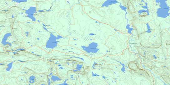 Shillabeer Lake Topographic map 052H02 at 1:50,000 Scale
