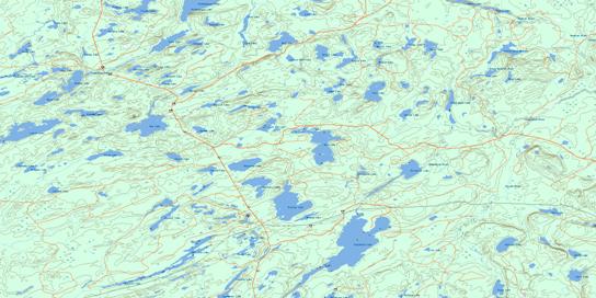 Eaglehead Lake Topographic map 052H03 at 1:50,000 Scale