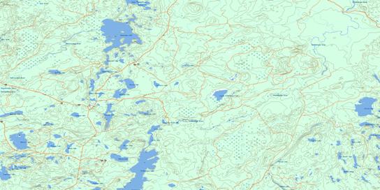 Cheeseman Lake Topographic map 052H06 at 1:50,000 Scale