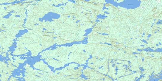 Goldsborough Lake Topographic map 052I11 at 1:50,000 Scale