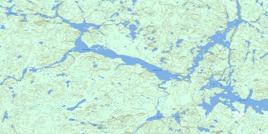 Whiteclay Lake Topographic map 052I15 at 1:50,000 Scale