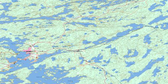 Sioux Lookout Topo Map 052J04 at 1:50,000 scale - National Topographic System of Canada (NTS) - Toporama map