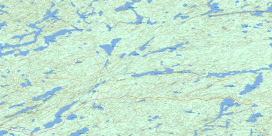 Farrington Lake Topo Map 052J06 at 1:50,000 scale - National Topographic System of Canada (NTS) - Toporama map
