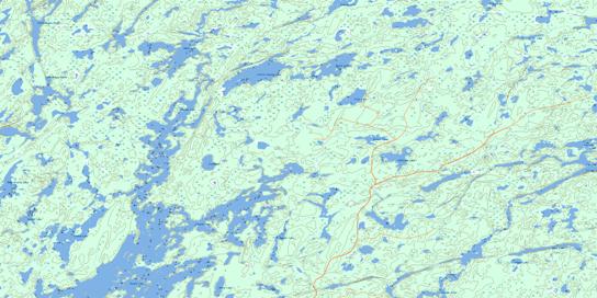 Neverfreeze Lake Topo Map 052J09 at 1:50,000 scale - National Topographic System of Canada (NTS) - Toporama map