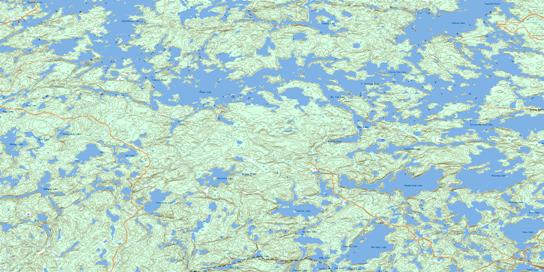 Lount Lake Topo Map 052L01 at 1:50,000 scale - National Topographic System of Canada (NTS) - Toporama map