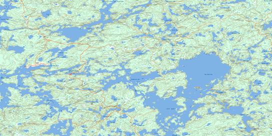 Whitedog Lake Topographic map 052L02 at 1:50,000 Scale