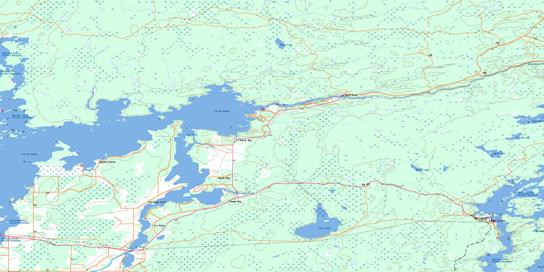 Pointe Du Bois Topo Map 052L05 at 1:50,000 scale - National Topographic System of Canada (NTS) - Toporama map
