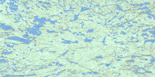Dowswell Lake Topo Map 052L10 at 1:50,000 scale - National Topographic System of Canada (NTS) - Toporama map