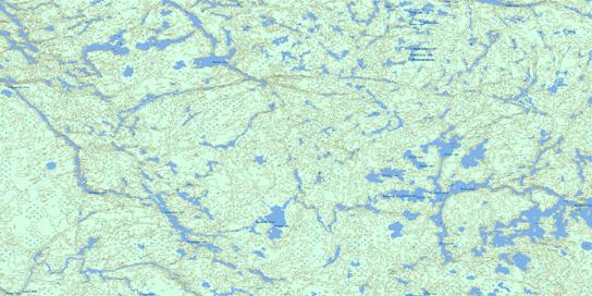 Artery Lake Topo Map 052M06 at 1:50,000 scale - National Topographic System of Canada (NTS) - Toporama map