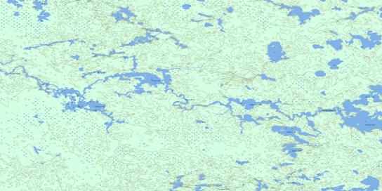 Viking Lake Topo Map 052M13 at 1:50,000 scale - National Topographic System of Canada (NTS) - Toporama map