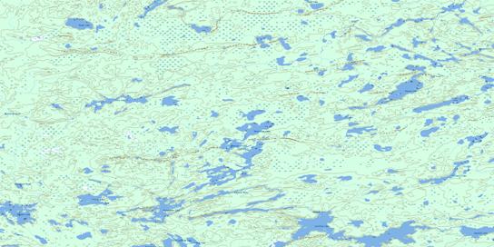 Carillon Lake Topo Map 052N09 at 1:50,000 scale - National Topographic System of Canada (NTS) - Toporama map