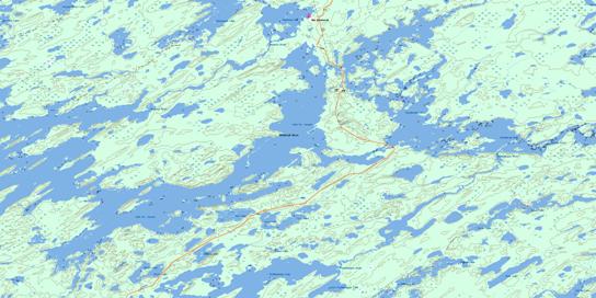 Osnaburgh House Topographic map 052O01 at 1:50,000 Scale