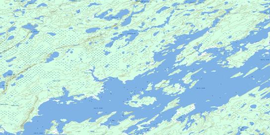 Lake St Joseph Topo Map 052O02 at 1:50,000 scale - National Topographic System of Canada (NTS) - Toporama map
