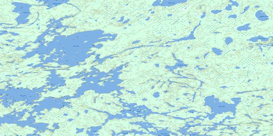 Zionz Lake Topo Map 052O05 at 1:50,000 scale - National Topographic System of Canada (NTS) - Toporama map