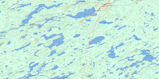 Pickle Lake Topo Map 052O08 at 1:50,000 scale - National Topographic System of Canada (NTS) - Toporama map