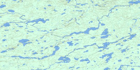 Dobie River Topo Map 052O10 at 1:50,000 scale - National Topographic System of Canada (NTS) - Toporama map