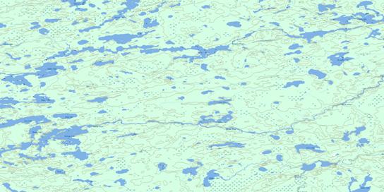 Mcvicar Lake Topographic map 052O11 at 1:50,000 Scale