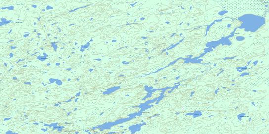 Mamiegowish Lake Topographic map 052O16 at 1:50,000 Scale