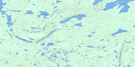Kilbarry Lake Topo Map 052P02 at 1:50,000 scale - National Topographic System of Canada (NTS) - Toporama map