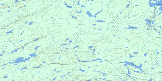 Greenmantle Lake Topo Map 052P03 at 1:50,000 scale - National Topographic System of Canada (NTS) - Toporama map