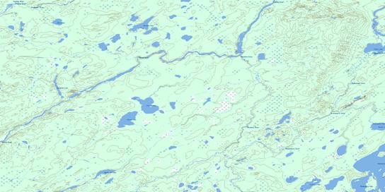 Pruner Lake Topo Map 052P06 at 1:50,000 scale - National Topographic System of Canada (NTS) - Toporama map