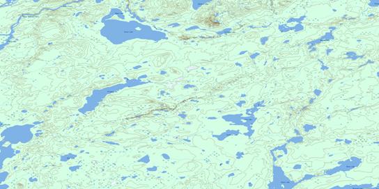 Grace Lake Topo Map 052P07 at 1:50,000 scale - National Topographic System of Canada (NTS) - Toporama map