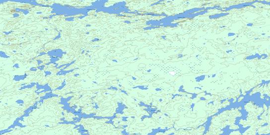 Kawitos Lake Topo Map 052P08 at 1:50,000 scale - National Topographic System of Canada (NTS) - Toporama map