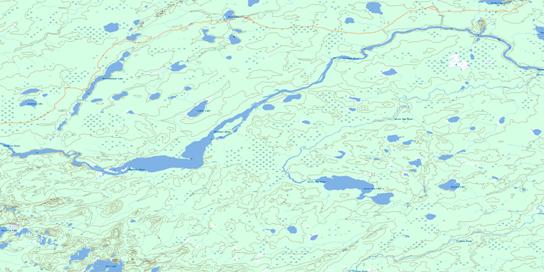 Jervis Bay Lake Topo Map 052P14 at 1:50,000 scale - National Topographic System of Canada (NTS) - Toporama map