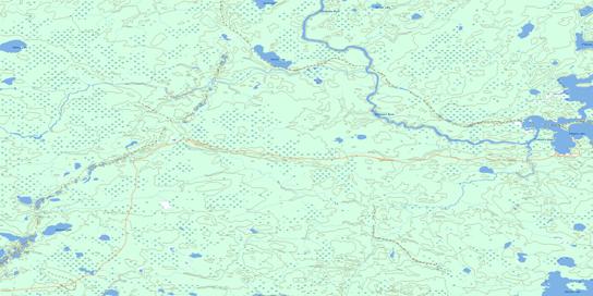 Pattle Lake Topographic map 053A02 at 1:50,000 Scale