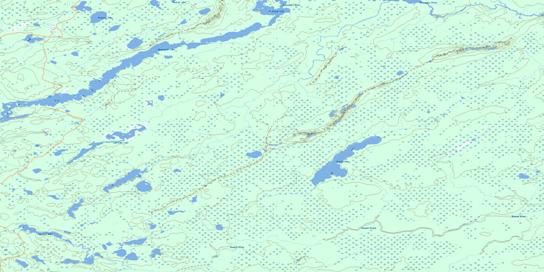 Neawagank Lake Topographic map 053A05 at 1:50,000 Scale