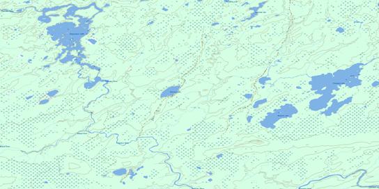 Wigwascence Lake Topo Map 053A06 at 1:50,000 scale - National Topographic System of Canada (NTS) - Toporama map