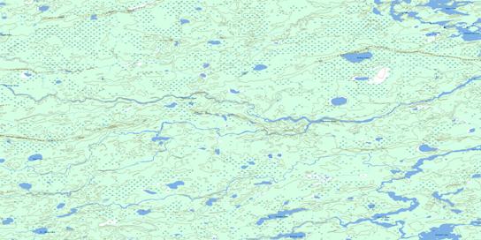 Hinton Lake Topographic map 053B03 at 1:50,000 Scale