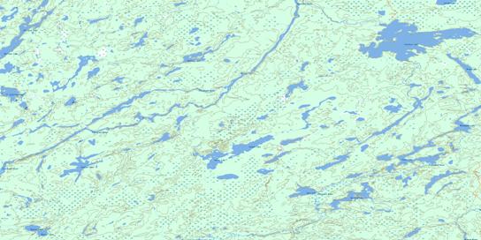 Forester Lake Topo Map 053B08 at 1:50,000 scale - National Topographic System of Canada (NTS) - Toporama map