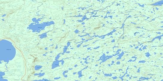 Yoyoy Lake Topographic map 053B11 at 1:50,000 Scale