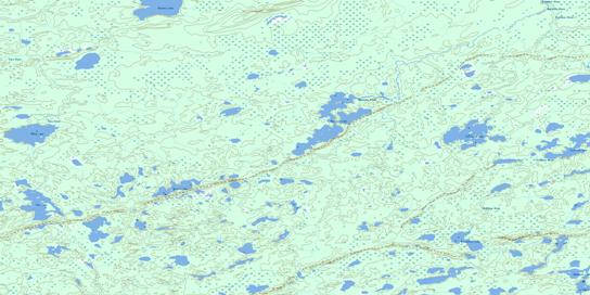 Nabimina Lake Topo Map 053C01 at 1:50,000 scale - National Topographic System of Canada (NTS) - Toporama map