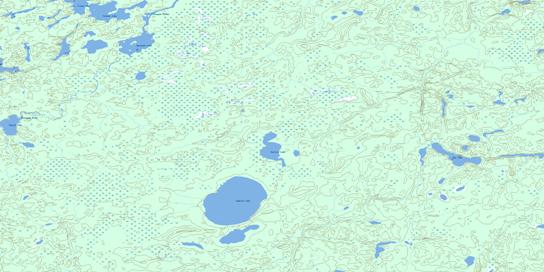 Sampson Lake Topo Map 053C03 at 1:50,000 scale - National Topographic System of Canada (NTS) - Toporama map