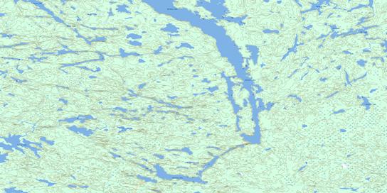 Mcinnes Lake Topo Map 053C04 at 1:50,000 scale - National Topographic System of Canada (NTS) - Toporama map